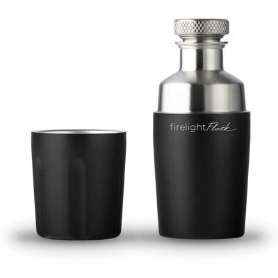 High Camp Flasks Firelight 375 Flask Travel Whiskey Flask 350ml in Black Size: 375ml Black 375ml High Camp Flasks Firelight 375 Flask Travel Whiskey Flask 350ml in Black Size: 375ml Black 375ml