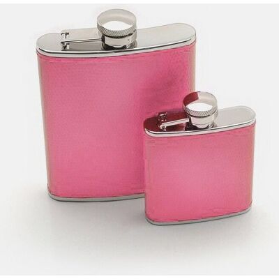 Silver Editions Travelling Bright Hip Flasks available in 2.5oz & 6oz sizes in Fuchsia Size: Small Fuchsia Small Silver Editions Travelling Bright Hip Flasks available in 2.5oz & 6oz sizes in Fuchsia Size: Small Fuchsia Small