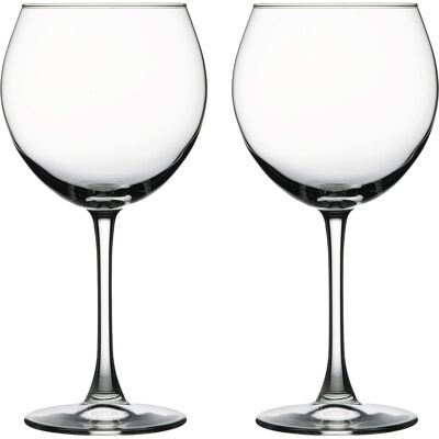 Pasabahce Enoteca Wine Glasses - 655ml - Pack of 2 in Clear Clear Pasabahce Enoteca Wine Glasses - 655ml - Pack of 2 in Clear Clear