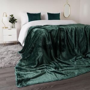 Dreamscene Luxury Faux Fur Large Mink Fleece Throw Blanket