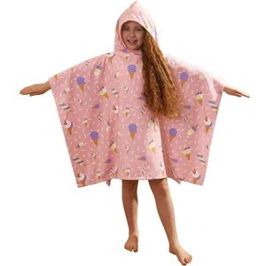 Dreamscene Ice Cream Kids Hooded Poncho Towel