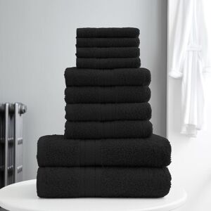 Smart Living Luxury 100% Cotton 10 Piece Super Soft Bathroom Towel Bale Set