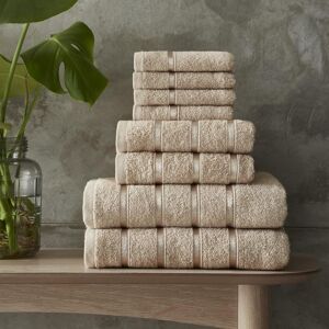 Smart Living Luxury 100% Cotton 8 Piece Super Soft Bathroom Towel Bale Set