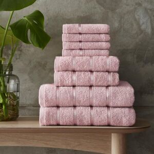 Smart Living Luxury 100% Cotton 8 Piece Super Soft Bathroom Towel Bale Set