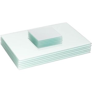 Harbour Housewares 12pc Glass Placemats & Coasters Set 30cm x 20cm