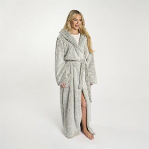 OHS Teddy Marl Full Length Dressing Gown Bathrobe Loungewear in Green Green One Size OHS Teddy Marl Full Length Dressing Gown Bathrobe Loungewear in Green Green One Size