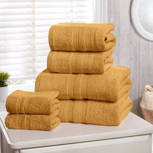 Rapport Home Camden Pure Cotton Towels in Yellow Yellow Rapport Home Camden Pure Cotton Towels in Yellow Yellow