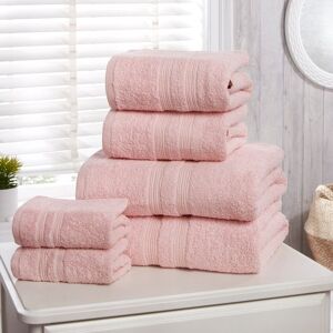 Rapport Home Camden Pure Cotton 2 Piece Towel Bale in Dusty Pink Dusty Pink Rapport Home Camden Pure Cotton 2 Piece Towel Bale in Dusty Pink Dusty Pink