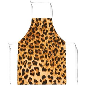Warren Reed - Designer Wild Animal Pattern Junior Apron in Brown Brown Warren Reed - Designer Wild Animal Pattern Junior Apron in Brown Brown