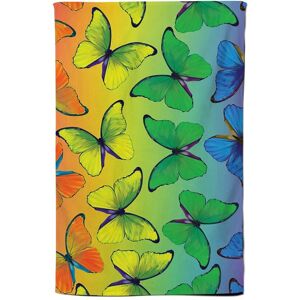 Warren Reed - Designer Multicoloured Butterfly Pattern Tea Towel in Green Green Warren Reed - Designer Multicoloured Butterfly Pattern Tea Towel in Green Green