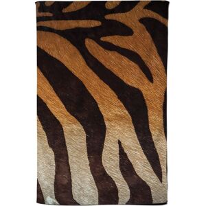Warren Reed - Designer Tiger Skin Print Tea Towel in Brown Brown Warren Reed - Designer Tiger Skin Print Tea Towel in Brown Brown