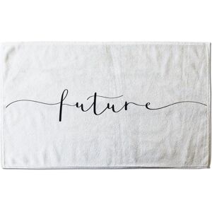 Benjamin Tate Design Text Future Designer Bath Towel in Green Green Benjamin Tate Design Text Future Designer Bath Towel in Green Green