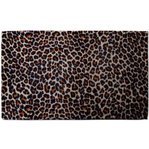 Benjamin Tate Design Print Of Leopard Skin Soft Bath Towel in Brown Brown Benjamin Tate Design Print Of Leopard Skin Soft Bath Towel in Brown Brown