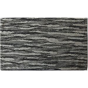Benjamin Tate Design Grunged Stripes Soft Bath Towel in Black Black Benjamin Tate Design Grunged Stripes Soft Bath Towel in Black Black