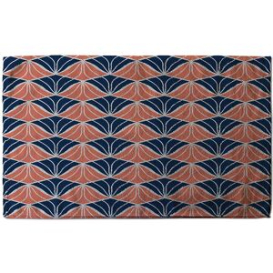 Benjamin Tate Design Navy & Pink Geometric Shells Soft Bath Towel Pink Benjamin Tate Design Navy & Pink Geometric Shells Soft Bath Towel Pink