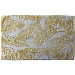 Benjamin Tate Design Golden Leaves Soft Bath Towel in Gold Gold Benjamin Tate Design Golden Leaves Soft Bath Towel in Gold Gold