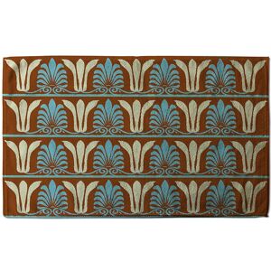 Benjamin Tate Design Egyptian Flower Ornament Pattern Soft Bath Towel in Pink Pink Benjamin Tate Design Egyptian Flower Ornament Pattern Soft Bath Towel in Pink Pink