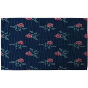 Benjamin Tate Design Roses & Spots Print Soft Bath Towel in Green Green Benjamin Tate Design Roses & Spots Print Soft Bath Towel in Green Green