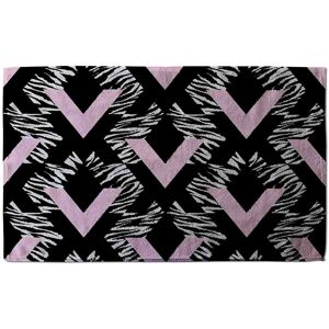 Benjamin Tate Design Geometric Animal Print Soft Bath Towel in Green Green Benjamin Tate Design Geometric Animal Print Soft Bath Towel in Green Green