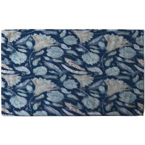 Benjamin Tate Design Boho Chic Indigo Pattern Soft Bath Towel in Orange Orange Benjamin Tate Design Boho Chic Indigo Pattern Soft Bath Towel in Orange Orange