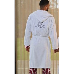 Lulabay Men's Personalised MR Terry Towelling Robe in White Size: Medium/Large White M/L Lulabay Men's Personalised MR Terry Towelling Robe in White Size: Medium/Large White M/L