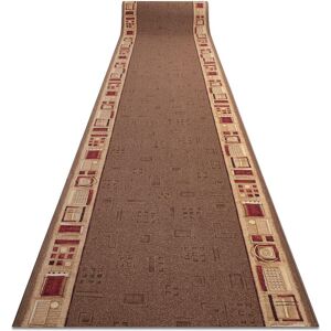 RugsX JENA Brown Hallway Runner - Anti-slip 67x140cm RugsX JENA Brown Hallway Runner - Anti-slip 67x140cm