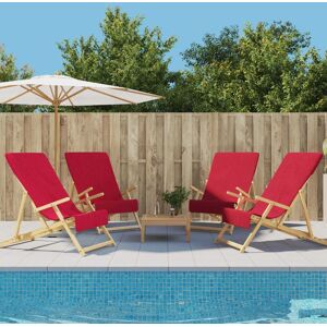 Berkfield Home Beach Towels 4 pcs Burgundy 60x135 cm Fabric 400 GSM in Red Red Berkfield Home Beach Towels 4 pcs Burgundy 60x135 cm Fabric 400 GSM in Red Red