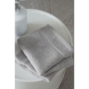 Catherine Lansfield 'Zero Twist' Face Cloth Pair in Silver Silver Catherine Lansfield 'Zero Twist' Face Cloth Pair in Silver Silver