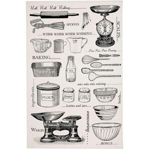 Ulster Weavers 'Baking' Graphic Print 100% Cotton Tea Towel in Beige Beige Ulster Weavers 'Baking' Graphic Print 100% Cotton Tea Towel in Beige Beige
