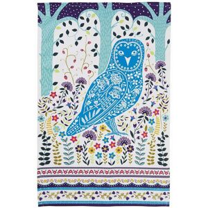 Ulster Weavers 'Woodland Owl' Animal Print 100% Cotton Tea Towel in Blue Blue Ulster Weavers 'Woodland Owl' Animal Print 100% Cotton Tea Towel in Blue Blue