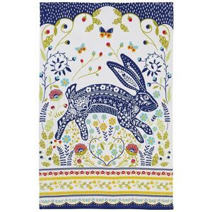 Ulster Weavers 'Woodland Hare' Animal Print 100% Cotton Tea Towel in Blue Blue Ulster Weavers 'Woodland Hare' Animal Print 100% Cotton Tea Towel in Blue Blue