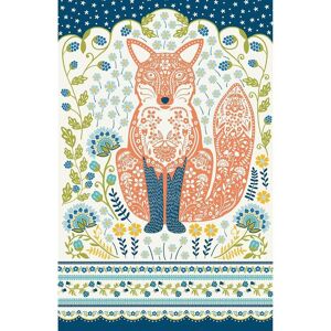 Ulster Weavers 'Woodland Fox' Animal Print 100% Cotton Tea Towel in Green Green Ulster Weavers 'Woodland Fox' Animal Print 100% Cotton Tea Towel in Green Green