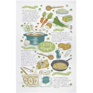 Ulster Weavers 'Irish Recipes' Irish Heritage 100% Cotton Tea Towel in Green Green Ulster Weavers 'Irish Recipes' Irish Heritage 100% Cotton Tea Towel in Green Green