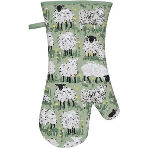 Ulster Weavers 'Woolly Sheep' Animal Print Gauntlet Oven Glove in Green Green Ulster Weavers 'Woolly Sheep' Animal Print Gauntlet Oven Glove in Green Green