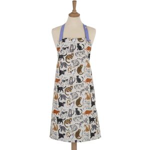 Ulster Weavers 'Feline Friends' Animal Print PVC/Oil cloth Apron in Grey Grey Ulster Weavers 'Feline Friends' Animal Print PVC/Oil cloth Apron in Grey Grey