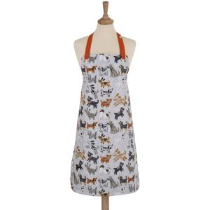 Ulster Weavers 'Dog Days' Animal Print PVC/Oil cloth Apron in Grey Grey Ulster Weavers 'Dog Days' Animal Print PVC/Oil cloth Apron in Grey Grey