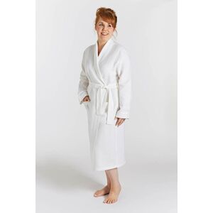 Lazy Linen Women's 'Pure Washed Linen' Bathrobe in White Size: 14-16 White 14-16 Lazy Linen Women's 'Pure Washed Linen' Bathrobe in White Size: 14-16 White 14-16