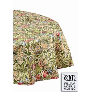 Le Chateau Textiles William Morris Golden Lily Acrylic Circle Tablecloth Multicolor Le Chateau Textiles William Morris Golden Lily Acrylic Circle Tablecloth Multicolor