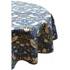 William Morris Navy Circular Tablecloth - Tablecloth William Morris Navy Circular Tablecloth - Tablecloth