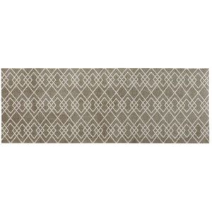 JVL Mega Machine Washable Runner Doormat 57 x 150 cm Trellis in Beige Size: 57 cm x 150 cm Beige 57 cm x 150 cm JVL Mega Machine Washable Runner Doormat 57 x 150 cm Trellis in Beige Size: 57 cm x 150 cm Beige 57 cm x 150 cm