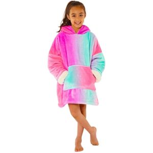 Just Essentials Neon Ombre Print Oversized Sherpa Fleece Hooded Blanket Wearable Throw in Bright Pink Bright Pink One Size Just Essentials Neon Ombre Print Oversized Sherpa Fleece Hooded Blanket Wearable Throw in Bright Pink Bright Pink One Size