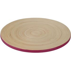Orsina Orange Placemat, Durable 35cm Round Bamboo Trivet for Kitchen, nature friendly Natural Finish in Raspberry Raspberry Orsina Orange Placemat, Durable 35cm Round Bamboo Trivet for Kitchen, nature friendly Natural Finish in Raspberry Raspberry