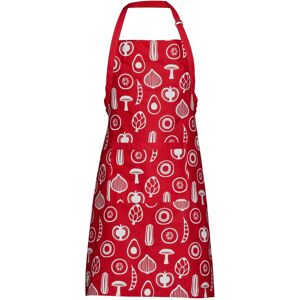 Orsina Besa Design Apron in Red Red Orsina Besa Design Apron in Red Red