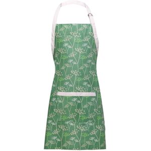Orsina Apron, Delicate Botanical Print With Adjustable Neck Strap, Protects Clothes During Cooking in Green Green Orsina Apron, Delicate Botanical Print With Adjustable Neck Strap, Protects Clothes During Cooking in Green Green