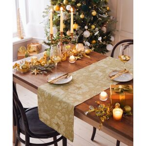 Paoletti Gold Stag Washable Festive Table Runner Gold Paoletti Gold Stag Washable Festive Table Runner Gold