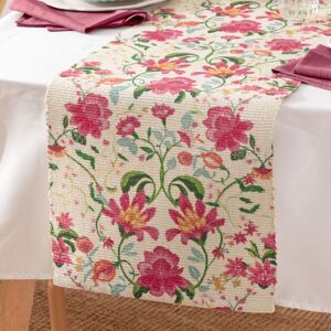 Wylder Nature Claudia - Candy Red - Indoor/Outdoor Table Runner Wylder Nature Claudia - Candy Red - Indoor/Outdoor Table Runner