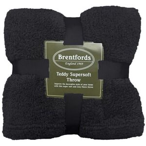 OHS Large Teddy Fleece Throw Blanket in Black Size: 125 cm x 150 cm Black 125 cm x 150 cm OHS Large Teddy Fleece Throw Blanket in Black Size: 125 cm x 150 cm Black 125 cm x 150 cm
