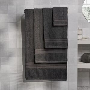 OHS Luxury Hand Towel 100% Cotton Bathroom in Charcoal Charcoal OHS Luxury Hand Towel 100% Cotton Bathroom in Charcoal Charcoal