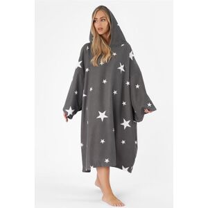 OHS Star Hooded Poncho Towel Swimming Adult Dry Changing Robe Beach Bath in Dark Grey Dark Grey OHS Star Hooded Poncho Towel Swimming Adult Dry Changing Robe Beach Bath in Dark Grey Dark Grey