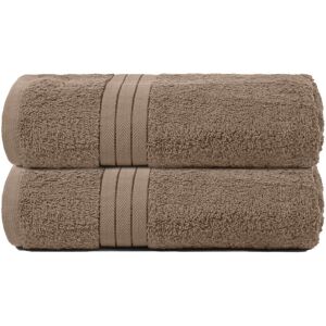 Brentfords Large Bath Towels Light Brown - Bath Towels Brentfords Large Bath Towels Light Brown - Bath Towels